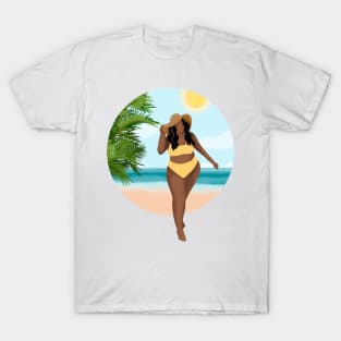 Girl On The Beach 5 T-Shirt